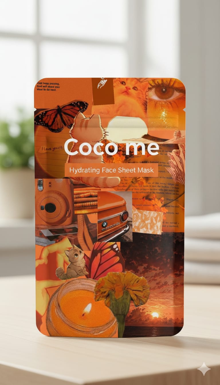Orange Face Sheet Mask